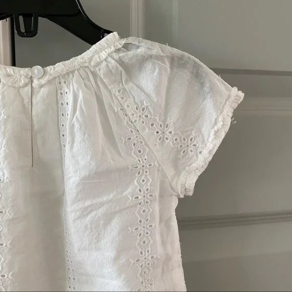 NWT Roller Rabbit Baby Girls Eyelet Cap Sleeve Top - Picture 5 of 5